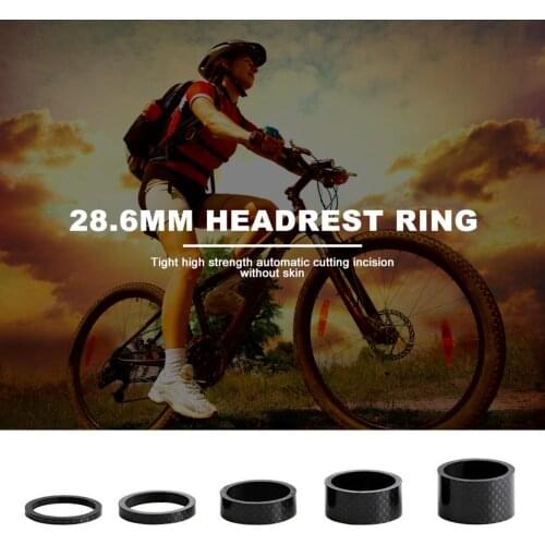 Hot Sale Spacer Skillful Manufacture 28.6mm Carbon Fiber Washers MTB Bike Headset Stem Spacers 3mm 5mm 10mm 15mm 20mm