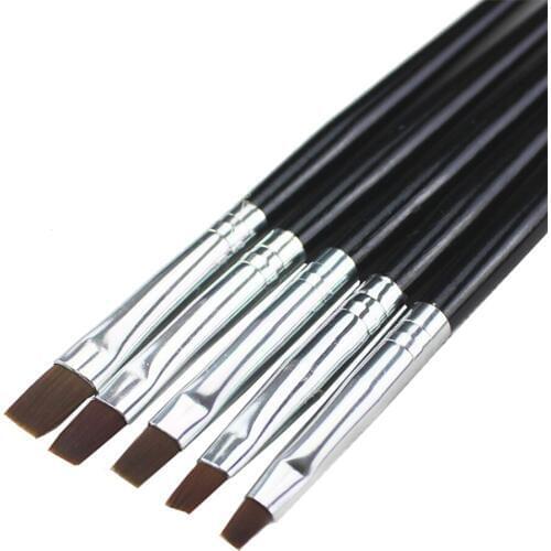 Nail Art Brush 5pcs Nail Art Design Set Dotting Painting Drawing Polish Brushes Pen Tools Nail Brushes for UV Nail Gel
