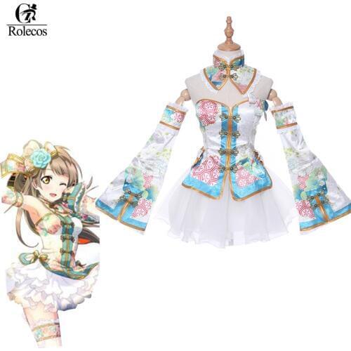 ROLECOS LoveLive Cosplay Costumes Kotori Minami Costumes Tojo Nozomi Ayase Eli Cosplay Cheongsam Love Live Custome Size Made