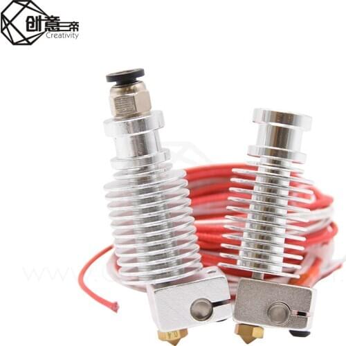 Creativity E3DV6 3D Print J-head hotend for 1.75/3mm Direct Filament Wade Extruder 0.2/0.3/0.4mm Nozzle Long / Short distance
