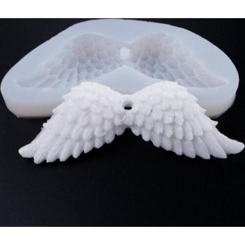 Angel Wings Silicone Casting Resin Molds Epoxy Resin Silicone Ball Molds for Resin Jewelry, Flower, Soap DIY Candle Making