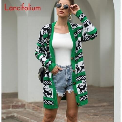 Lancifolium Women's Knitted Cardigans