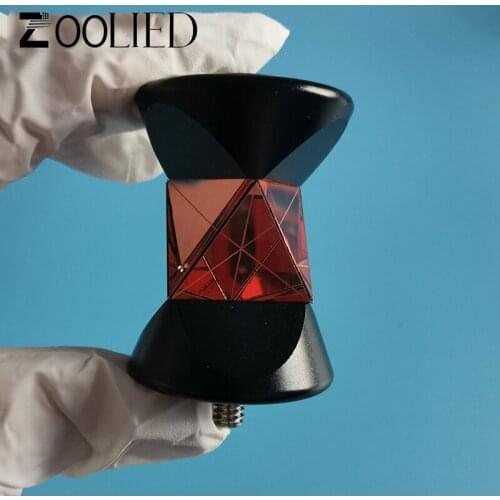 Mini Prism GRZ101 Replacments 360 Degree Removeble Corner Prism Copper Coating Mini ATR For Total Station Prism Reflector