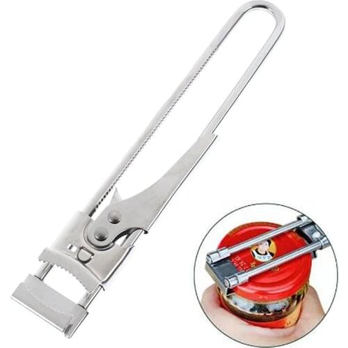 Multifunctional Stainless Steel Can Opener Home Kitchen Can Open Effortless Opener With Turn Knob Household Kitchen Practical