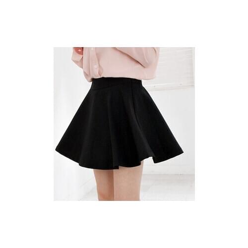 MRMT 2021 Brand Spring and Summer New Womens Skirt Large Swing Pleated Solid Color Skirt for Female Casual Skirt