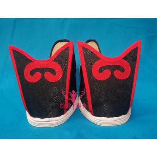 8 Designs Male Mens Hanfu Shoes Chinese Traditional Warp Shoes Flat Heel for Wedding or TV Play Stage Performance Male Shoes