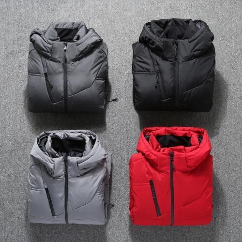Winter Jacket Men Warm Coat Hood Puffer Down Jacket Men Parka 2020 Mens Winter Jackets and Coats thick 19-1897 KJ2646