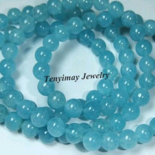Nature 6mm Aquamariny Beads For Jewelry DIY Aqua Amazonite Round Loose Beads 5 Strands(about 65pcs/strand)