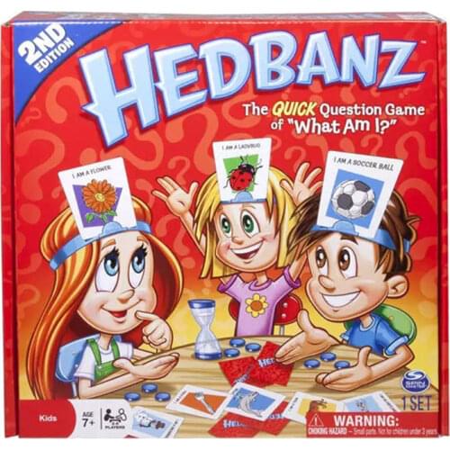 New Hedbanz Game The Quick Question Of What Am I Cards Board Game Funny Gadgets Novelty Toys Children Parents Party Games