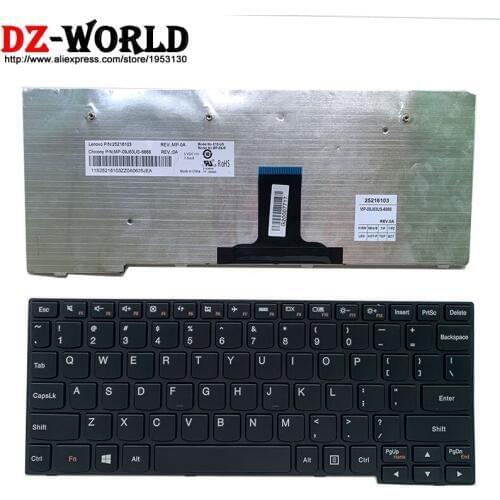 New Original Black US English keyboard for Lenovo E10-30 keyboard Laptop series Teclado MP-09J63US-6868 25216103 25216133