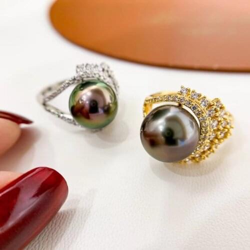 New Gorgeous 925 Sterling Silver Adjustable Finger Ring Base Settings Findings Jewelry Parts Fittings Accessories for Beads