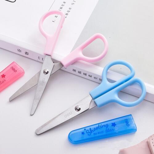Fashion Stainless Steel Scissors DIY Paper Knife Cutter School Office Supply Stationery Gift Home Cutting Tool Tijeras Tesouras