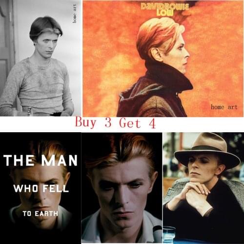 The man who fell to earth Poster Clear Image Wall Stickers Home Decoration High Quality Prints White Coated Paper home art Brand