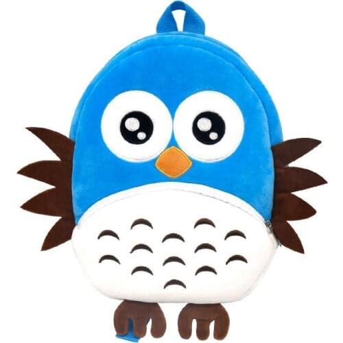 Animal owl Children Backpacks Girl Boys Backpack Toddler Kids Cute School Bags Kindergarten Cartoon Bag