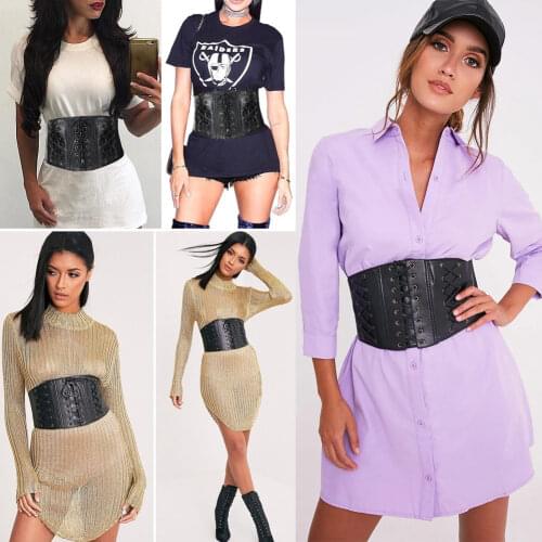 SEXY Gothic Underbust Corset and Waist cincher Bustiers Top Workout Shape Body Belt Plus size Lingerie