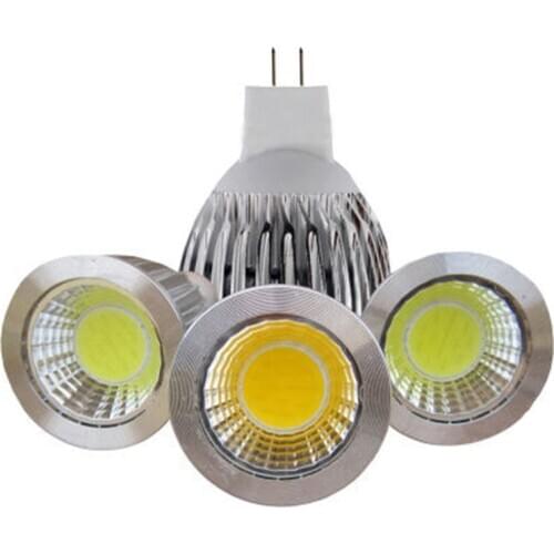 10X High Power Lampada Led MR16 Cob 9 W 12 W 15 W Led Cob Spotlight Cool White 16 12V Lamp Gu 5.3 /110V/ 220V