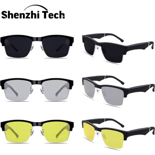 Smart Audio Sunglasses Open Ear Headset Sunglasses Anti Blue Ray Hand-Free Calling and Music Smart Glasses for Women and Men