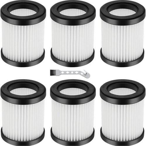 XL-618A Replacement HEPA Filters Fit Compatible for MOOSOO XL-618A Cordless Vacuum(6-Pack)