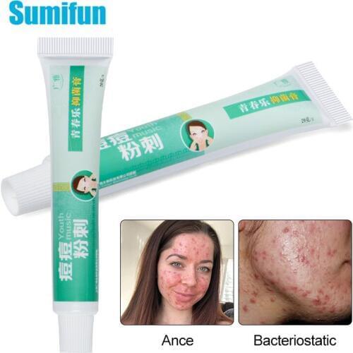 1pcs Face Acne Removal Aloe Herbal Remove Acne Cream Clear Acne Soothing Scars Skin Scar Repair Ointment Back Skin Care P1115
