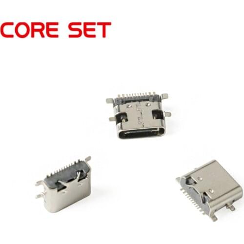 10/20/50Pcs SMT USB 3.1 Type-C 16pin female connector For Mobile Phone Charging port Charging Socket Tow feet plug 10/20/50Pcs