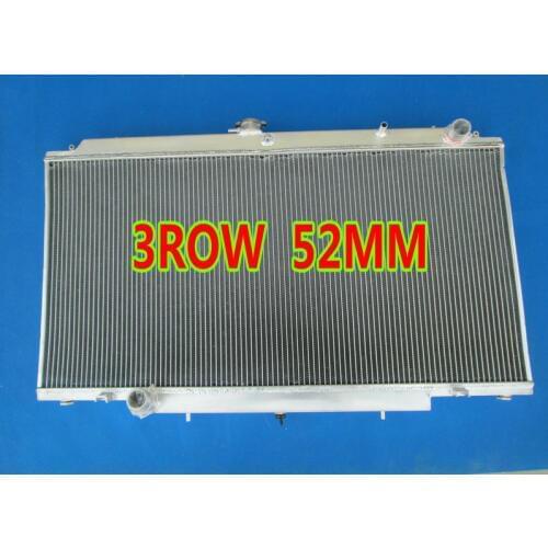 3 ROW Aluminum Racing Radiator FOR 52mm Nissan GU PATROL Y61 2.8/3.0 TD RD28 ZD30CR MANUAL 1997-2013 KIT 98 99 00 01 97