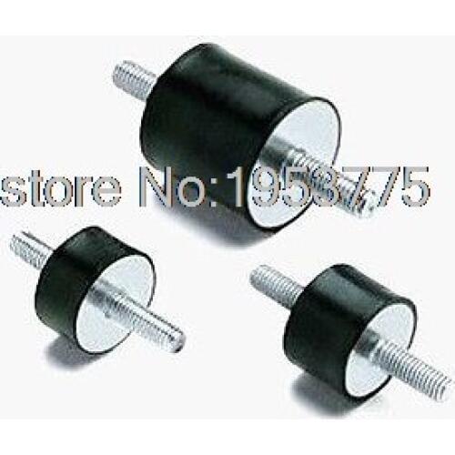 5pcs New 25*25*M6 M6 Type VV Rubber Anti Vibration Mount silentblock Base Block