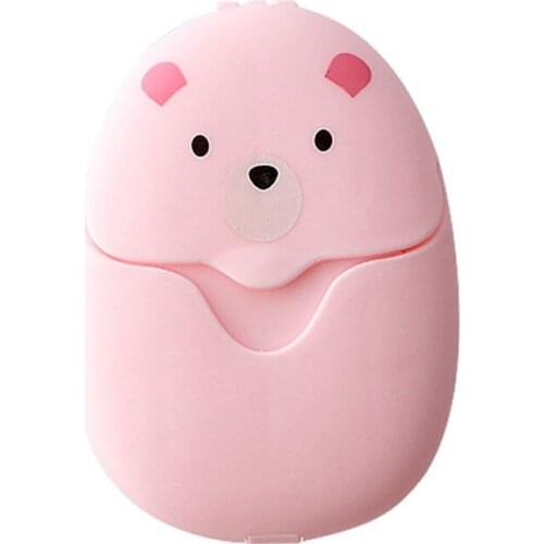 50pcs/box Portable Washing Hand Wipes Bath Travel Scented Slice Sheets Foaming Box Paper Soap Wholesale Drop Shipping Colorful