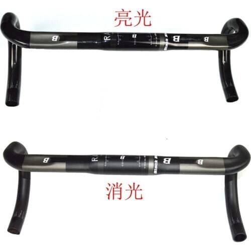 Black knight Fact Carbon Road Handlebar bike bent bar carbon road bicycle parts handlebar 31.8mm 400 420 440mm drop 123mm