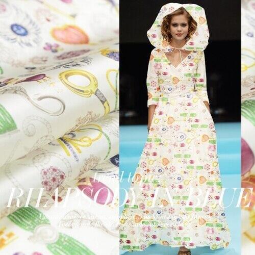 LEO&LIN Colorful Satin high-end Digital Printing Material Natural Silk Gauze Root (1 meter)