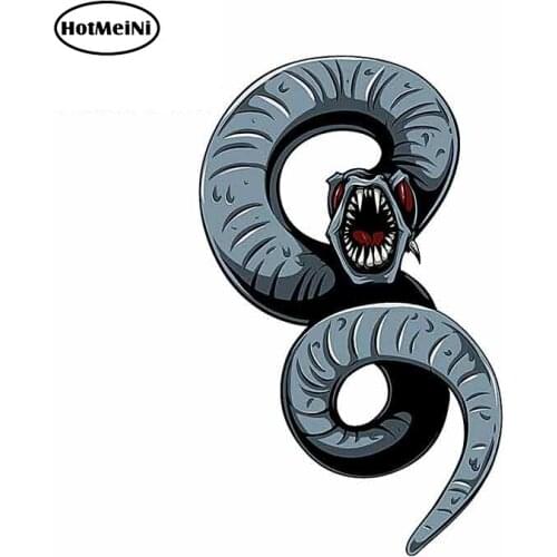 HotMeiNi 13cm x 7.9cm For Devil Snake Fine Decal Waterproof Car Stickers Vinyl Car Wrap Personality Creative Stickers
