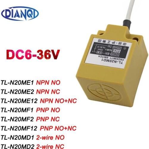 Inductive Proximity Sensor TL-N20ME2 NPN 3WIRE NC DC6-36V Detection distance 20MM Proximity Switch sensor switch