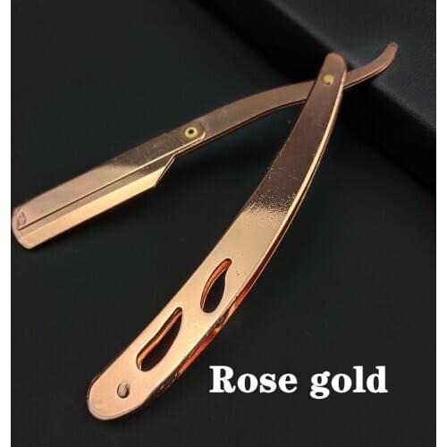 Shaving Barber Tools Hair Razor And Blades Folding Shaving Knife Stainless Steel Razor Holder barber accessories