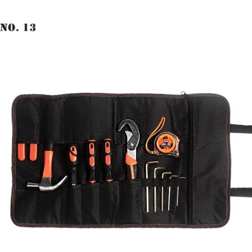 Oxford Multifunctional Tool Bags,Convenient Carrying Handles,Roller Kneading Bags,Chisel,Electricians Tool Kit, Instrument Box