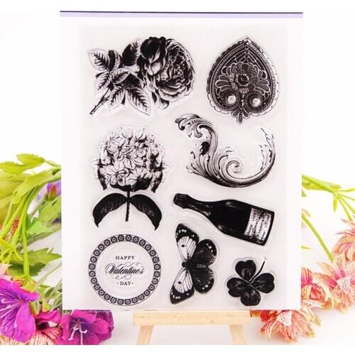 Beer and spray Clear Seal Stamp DIY Scrapbooking Embossing Photo Album Decorative Paper Card Craft for Art Handmade Gift