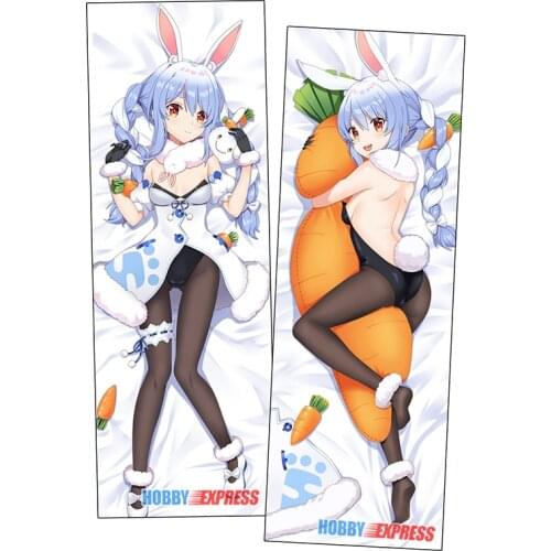 Hobby Express Anime Dakimakura Japanese Otaku Waifu Hugging Body Pillow Cover Usada Pekora Vtuber 21301