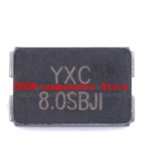 5pcs SMD passive crystal oscillator/YSX530GA 8MHz 10PPM 20pF X50328MSB2GI/5032_2P