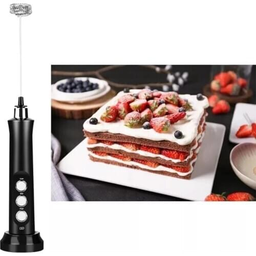 Wire Whip Milk Drink Coffee Whisk Mixer Electric Egg Beater Frother Foamer Mini Handle Stirrer Practical Kitchen Cooking Tool