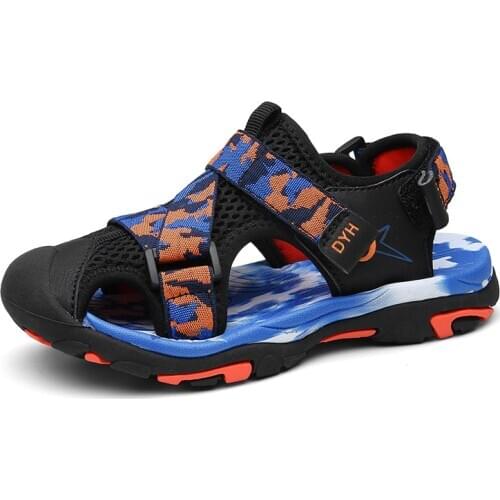 2020 New Arrival Boys Sandals Children Sandals Closed Toe Sandals Sport Kids Summer Shoes Size 26-37