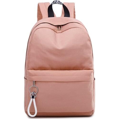 Schoolbag Backpack for Teenage Girls High Quality Waterproof Nylon Female Laptop Backpack 15.6 Women Travel Bags