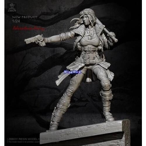 Wong Work Unpainted Resin 80mm Unassembled Garage Kits GK Model Kit Figure TD-2323