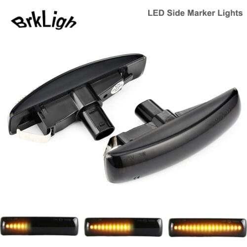2Pcs LED Dynamic Turn Signal Side Marker Light For Land Rover LR2 Freeland L359 LR3 LR4 Discovery L319 Range Rover Sport L320