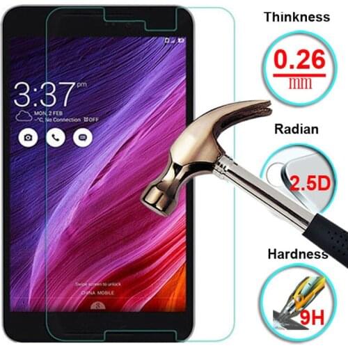 2PCS High aluminum Tempered Glass 9H LCD Explosion Proof Protective Film Screen Protector for ASUS FonePad 8 FE380CG tablet