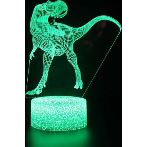 3D LED Night Light Dinosaur Series 7 Color Touch Switch Table Lamp Gift For kid Home Decoration