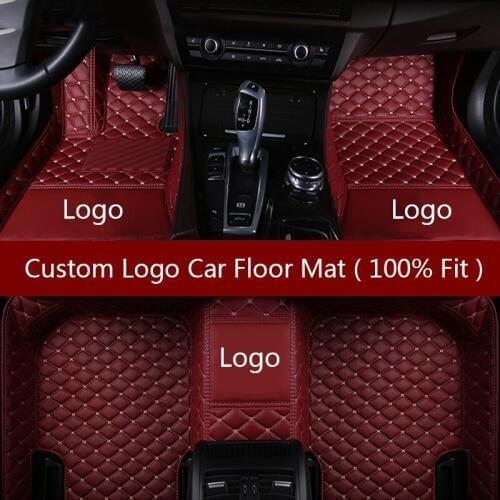 Flash mat Logo car floor mats for geely emgrand EC715 EC718 EC7 EC8 EC9 MK Eagle GC7 GC9 GX2 GX7 NL car accessories styling
