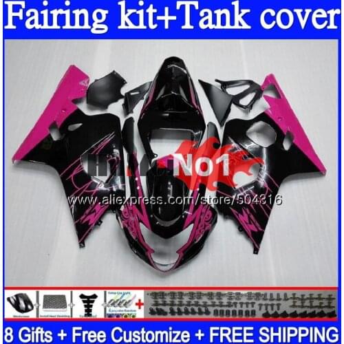 +Tank For SUZUKI GSXR600 GSXR 600 750 GSX R750 K4 GSXR-750 Pink SALE 64MC.25 600CC GSX-R600 GSXR750 04 05 2004 2005 Fairings