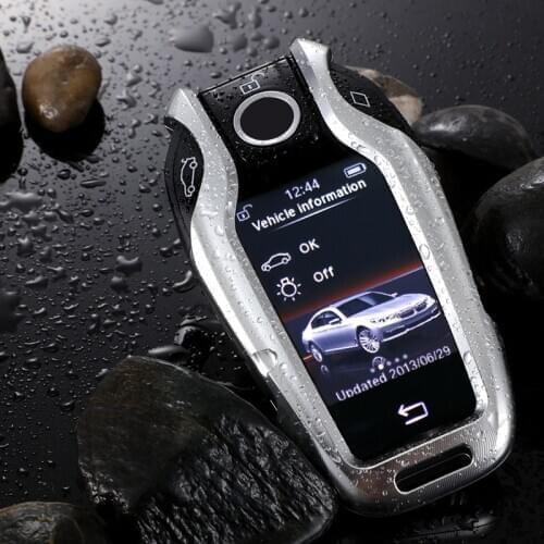 New Aluminum Alloy Car LED Display Key Cover Case for BMW 5 7 series G11 G12 G30 G31 G32 i8 I12 I15 G01 X3 G02 X4 G05 X5 G07 X7