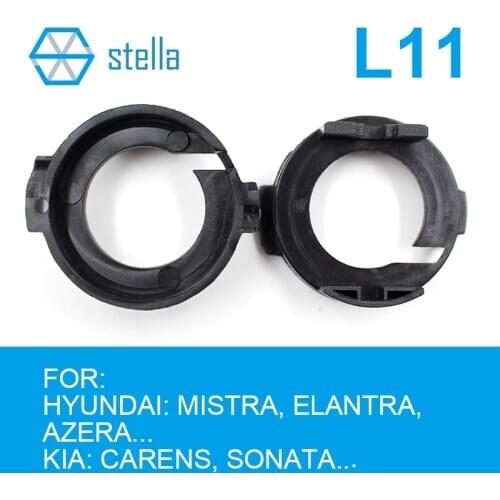 Stella 2pcs H7 LED headlight Holders/Adapters Lamp Base for HYUNDAI MISTRA,ELANTRA,AZERA/ for KIA CARENS, SONATA accessories