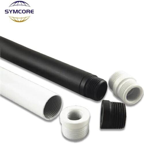 Dia19mm Black/White/Silver Floor Lamp Female Connection Central Tube Straight Tube Hollow Tube Table Lamp Floor Lamp Accessories