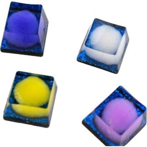 Epoxy Silicone Keycap Mold Marine Life Decoration Craft DIY Cat Claw Keyboard Cover Mold Epoxy Resin Keyboard Decoration Mold