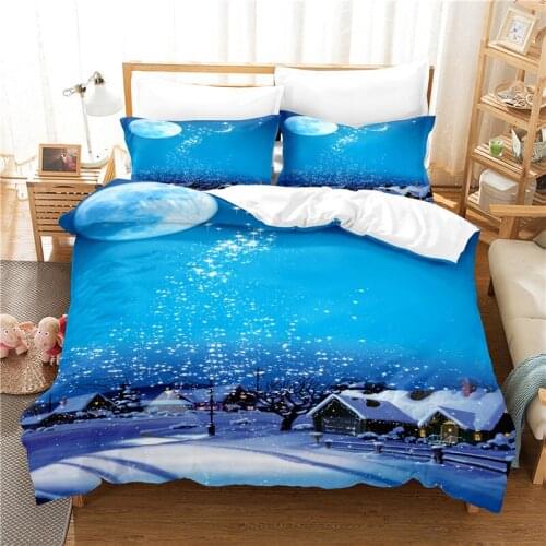 Snow World Bedding Set Duvet Cover Set 3d Bedding Digital Printing Bed Linen Queen Size Bedding Set Fashion Design